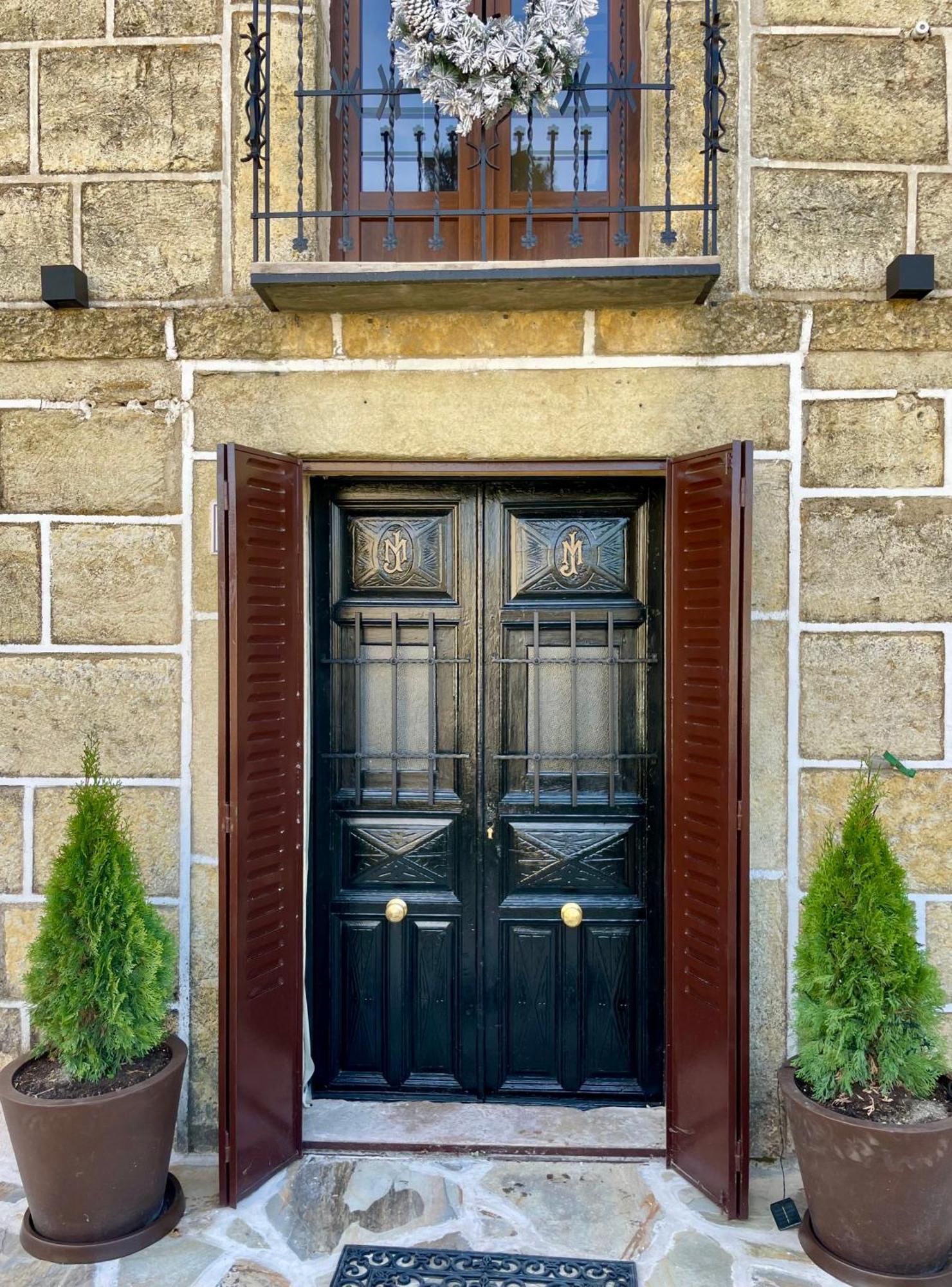 La Casa Del Cantero Pinilla del Valle Esterno foto