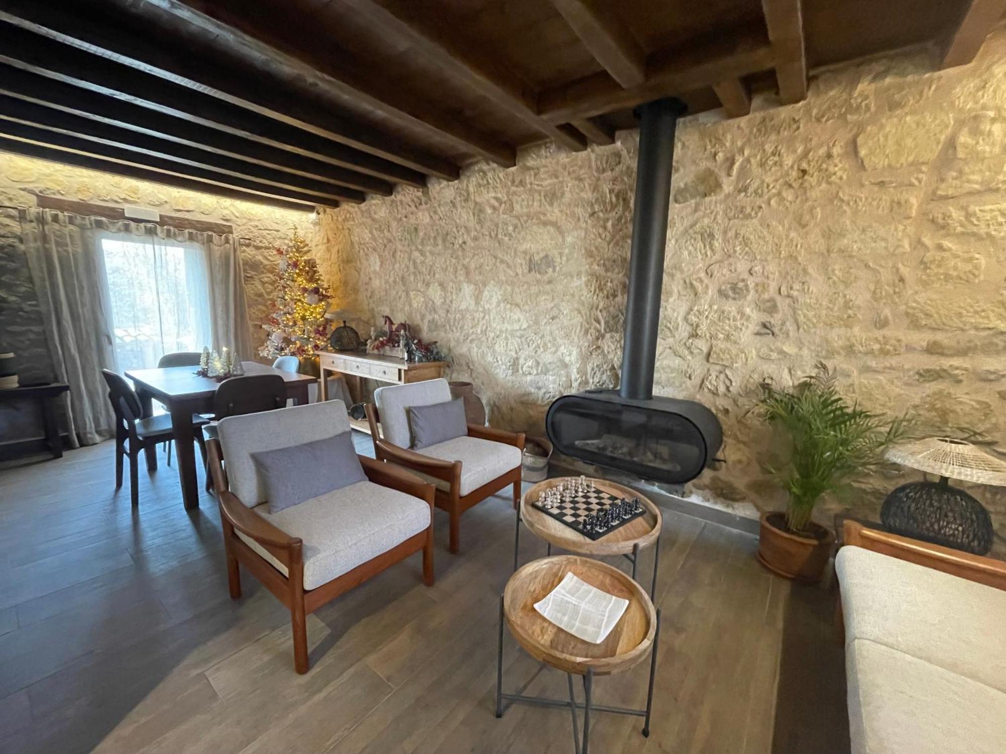 La Casa Del Cantero Pinilla del Valle Esterno foto