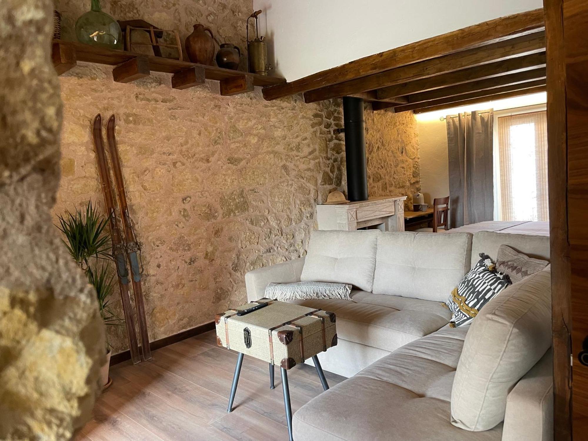 La Casa Del Cantero Pinilla del Valle Esterno foto